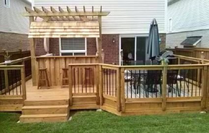 Deck and Hottub